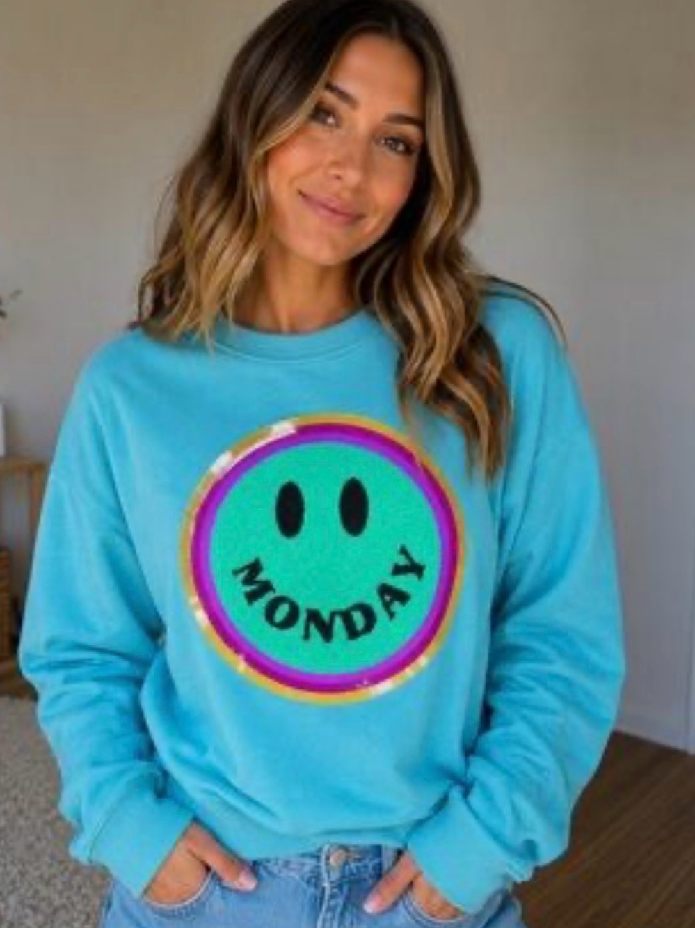 Queen of Sparkles Monday Sweatshirt
